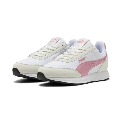 Afbeelding van PUMA R78 Lightwind Unisex Sneakers White Poised Pink Vapor Gray