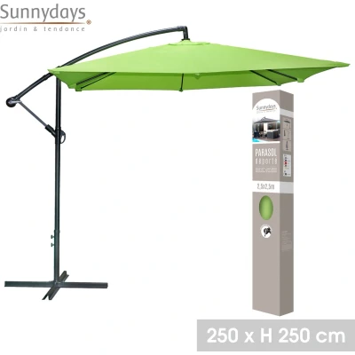 Afbeelding van ANISE VIERKANTE PARASOL 250X250CM CANVAS 180GR