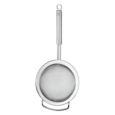 Afbeelding van Rösle Keukenzeef met ronde handgreep 12 cm Zilver