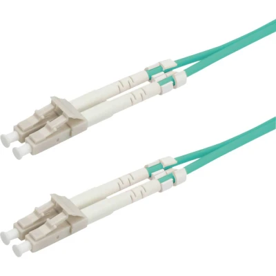 Afbeelding van VALUE F.O. kabel 50/125µm, LC/LC, OM3, turkoois, 5 m