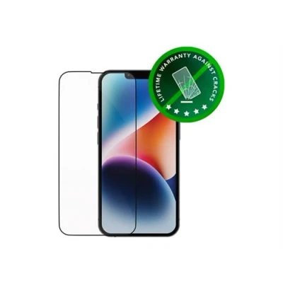 Image de dbramante1928 Eco shield Protection d&#039;écran pour téléphone portable couleur de cadre noir Apple iPhone 13, 13 Pro, 14, 16e