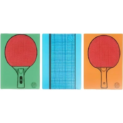 Afbeelding van Suck Uk Notitieschrift Tafeltennis 15 X 21,5 Cm Papier 3 delig