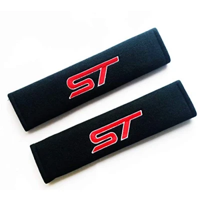 Afbeelding van Set van 2 veiligheidsgordelkussens voor ST (Focus Fiesta Kuga ST1 ST2 Line alle modellen)