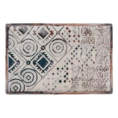 Afbeelding van Serveerschaal La Mediterránea Grecia Porselein Rechthoekig 30 x 20 2,5 cm (6 Stuks)