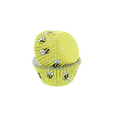 Afbeelding van Culpitt Cupcake Cups Bijen 50mm 50st.