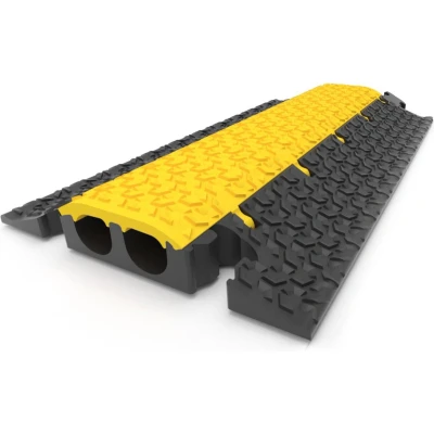 Afbeelding van DEFENDER by Adam Hall Kabelbrug 86100 Polyurethaan Zwart/geel Aantal kanalen: 2 1005 mm Inhoud: 1 stuk(s)