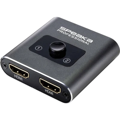 Afbeelding van SpeaKa Professional SP BDS 120 1 + 2 poorten HDMI switch UHD 4K @ 60 Hz