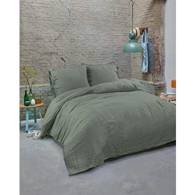Afbeelding van BLCKOUT Alabama Dekbedovertrek Lits jumeaux 240x200/220 cm + 2 kussenslopen 60x70 Green