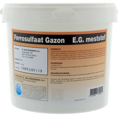 Afbeelding van Anti Mosmiddel Ferrosulfaat 5 Kg