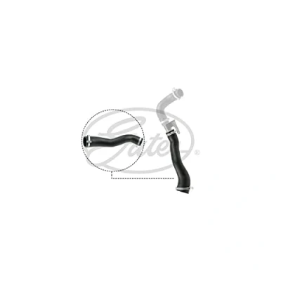 Afbeelding van GATES 09 0656 Laadluchtslang Polychloropren (Neopren) FORD: FIESTA 5