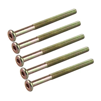 Afbeelding van HALJIA 5 stuks platte kopschroeven M6 x 80 mm
