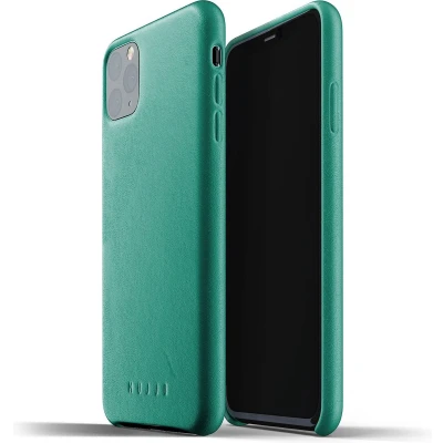 Afbeelding van MUJJO Leather Case iPhone 11 Pro Max groen CL 003 AG