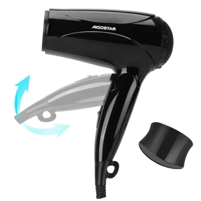 Afbeelding van Aigostar Lena Hair Dryer föhn met 3 warmtestanden Compacte reis Ionische Haardroger 2400W