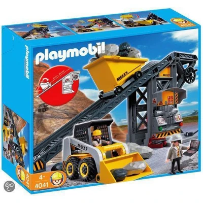 Afbeelding van PLAYMOBIL Transportband Graafmachine 4041