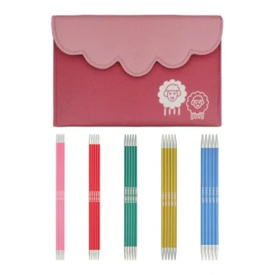 Afbeelding van Sokkennaalden set Knitpro Zing 15 cm aluminium