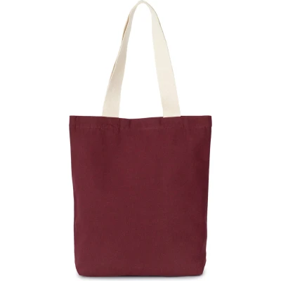 Afbeelding van Kimood Gerecyclede shopper met platte bodem KI5202 Rosewood / Ecume
