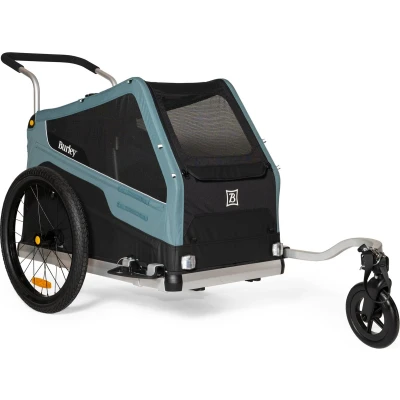 Afbeelding van Burley Bark Ranger Fietskar dieren Hond Inklapbaar Jogger Zwart Blauw