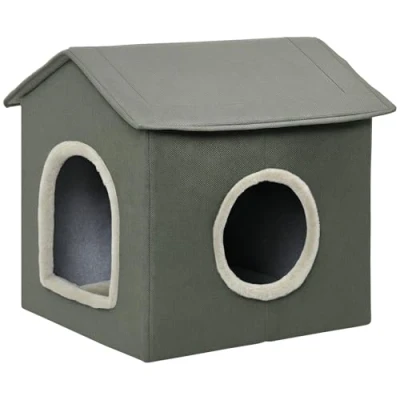 Afbeelding van PawHut Katzenhaus mit weichem Kissen D30 630V00
