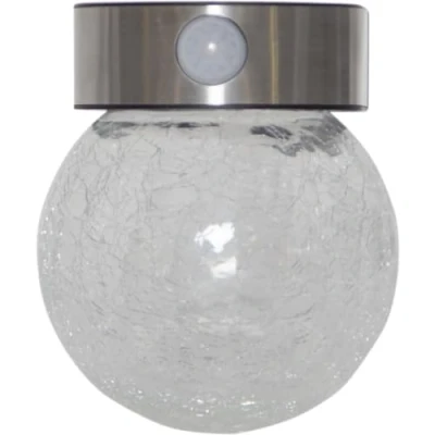 Afbeelding van Star Trading solar wandlamp Glory, wandlamp, globe, schemersensor, bewegingssensor, warm wit, voor buiten, 14,5 cm