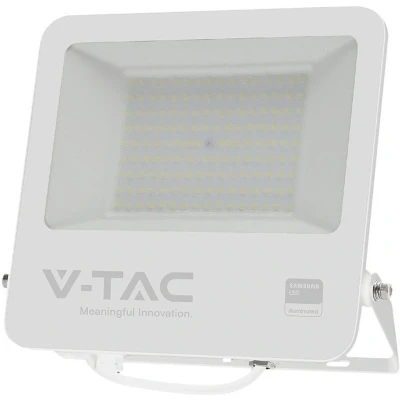 Afbeelding van V TAC VT 44104 W LED Floodlight Samsung 100lm/w IP65 White 100W 10000 Lumens 6500K