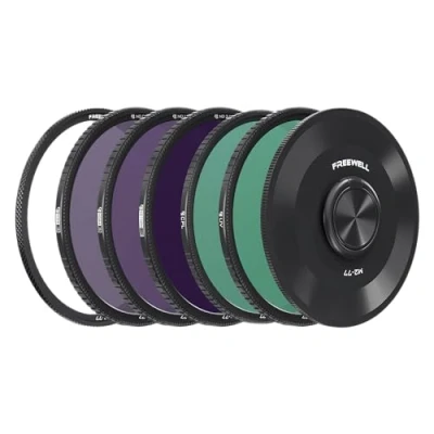 Afbeelding van Freewell M2 5 stuks magnetische snelwisselfilters ND8, ND64, ND1000, CPL en UV 77 mm