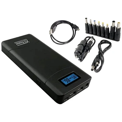 Afbeelding van XTPower XT 20000 QC3 Powerbank 20400 mAh Li ion USB, DC aansluiting 3,5 mm Zwart