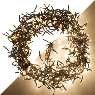 Afbeelding van 5,5m LED Cluster kerstboomverlichting Goud 588 lampjes Dimbaar