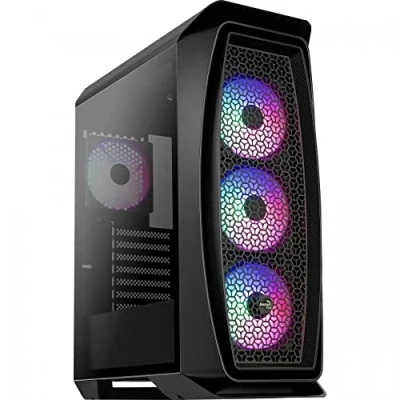 Afbeelding van AeroCool Aero One Vorsttoren (ATX, mATX, Mini ITX), PC behuizing, Zwart