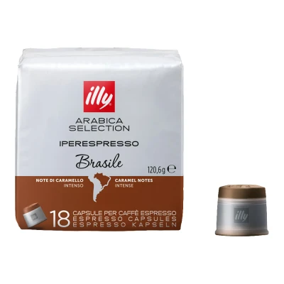 Afbeelding van 25% korting met code illy Iperespresso Arabica Selection Brazilië 1 stuk 130 g