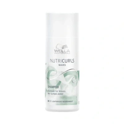 Afbeelding van Wella Nutricurls Shampoo Waves 50ml Haibu by Kapperskorting.com