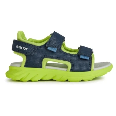 Afbeelding van Geox Airadyum Outdoorsandalen voor kinderen, Maat: 31, Navy red Textiel/ synthetisch