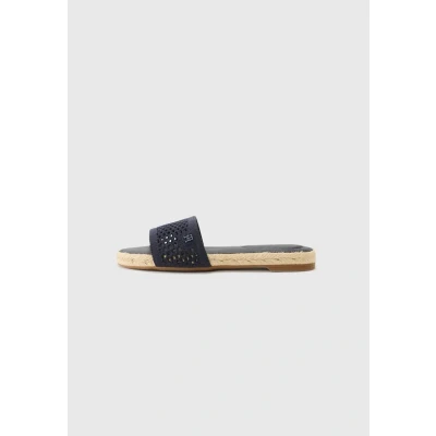 Afbeelding van Tommy Hilfiger Muiltjes, Dames, Maat: 36, Space blue Textiel