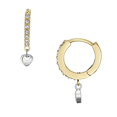 Afbeelding van Fossil Creolen Oorbellen goldcoloured, Dames, Maat: One Size, Gold coloured
