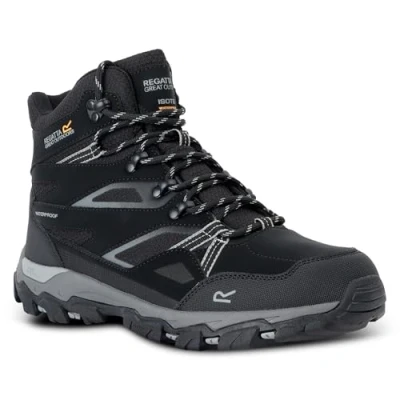 Afbeelding van Regatta Holcombe Outdoorschoenen blackgranite rm fv, Heren, Maat: 40, Black granite fv Textiel/ synthetisch