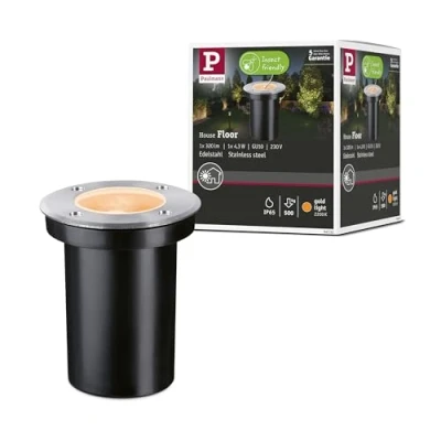 Afbeelding van Paulmann Floor 2200K rd 94732 Vloerinbouwlamp GU10 LED 4.3 W Zwart