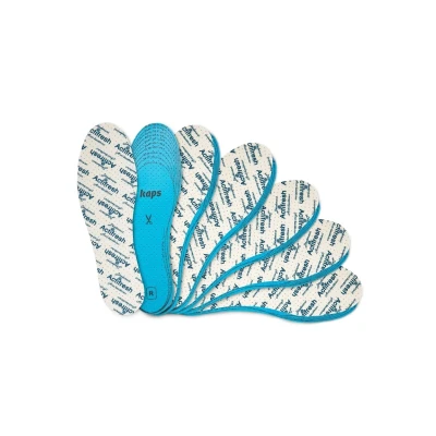 Afbeelding van Kaps 6 Pairs Refreshing Antibacterial SHOE Insoles CUT TO FIT Overige accessoires, Maat: One Size, White