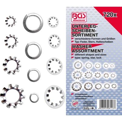 Afbeelding van BGS Assortiment vulringen 720 delig