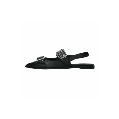 Afbeelding van sacha Schnalle Slingback ballerina ́s, Dames, Maat: 40, Black Schoenen