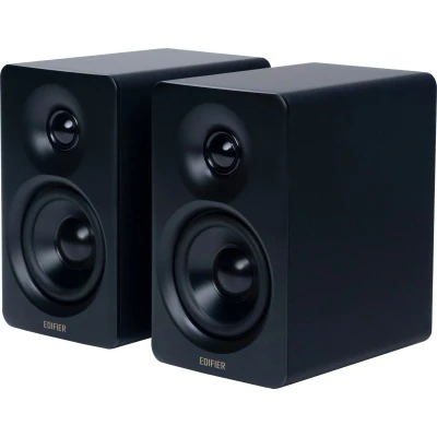 Afbeelding van Edifier M60 2.0 Boekenkast, Bluetooth 5.3, 66 W RMS, Hi Res audio, LDAC, bas 3 inch en tweeter 1 inch, USB C Aux ingangen, gevoelig touchscreen, pc luidsprekers, zwart