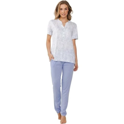 Afbeelding van Pastunette Pyjama Allover Print Licht blauw 42