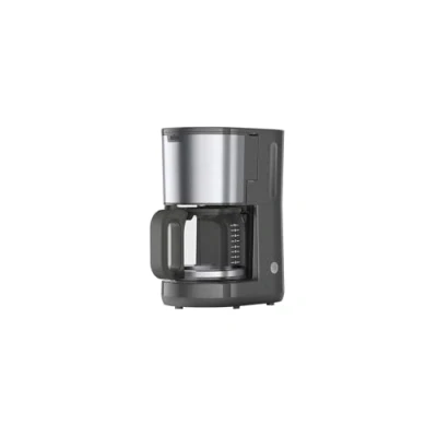 Afbeelding van Braun PurShine KF1500GY Filterkoffiezetapparaat met glazen karaf en OptiBrew systeem, druppelbescherming, automatische veiligheidsuitschakeling, capaciteit 10 kopjes, 1000 W, grijs
