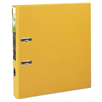 Afbeelding van Exacompta Ref. 53149E Doos à 10 stuks MAXI Prem&#039;Touch A4 ordners met hefboom Rug 50 mm Mechanisme 55 Buitenafmetingen: 32 x 30 5 cm. Formaat A4, max. kleur: Geel