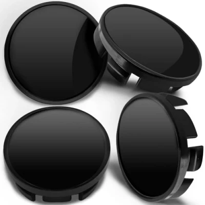 Afbeelding van SkinoEu 4 x 65 mm velgdoppen naafdop wieldop wieldoppen compatibel met artikelnummer 3B7601171 / 6U7 601 171 aluminium velgendeksel zwart CV 0