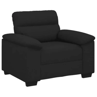 Afbeelding van vidaXL Fauteuil 60 cm Stof Zwart