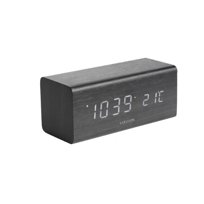 Afbeelding van Karlsson Block alarm clock zwart