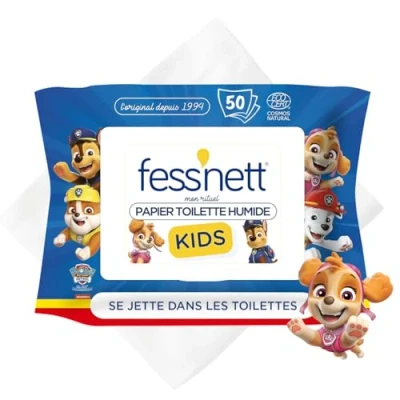 Afbeelding van Fess&#039;nett Toiletpapier Voor Kinderen Vochtig, 50 Stuk, 1 Units
