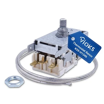 Afbeelding van VIOKS Vervangende thermostaat voor Danfoss 077B6467 &amp; Ranco K59 H1346 koelkast universele AEG Bosch 3 sterren en andere