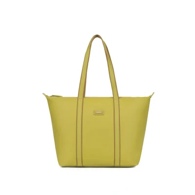 Afbeelding van Hexagona Schoudertas Geschikt Voor A4 en mobiele telefoon dames Collectie Tara, Lime groen