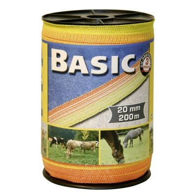 Afbeelding van Ako Lint Basic Geel/Oranje 20mm 200meter