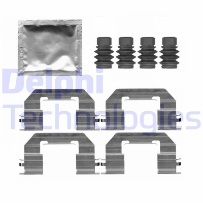 Afbeelding van DELPHI LX0721 Accessoireset, schijfremblok FIAT: 500X, Fullback Pickup, JEEP: Renegade Off Road, Compass